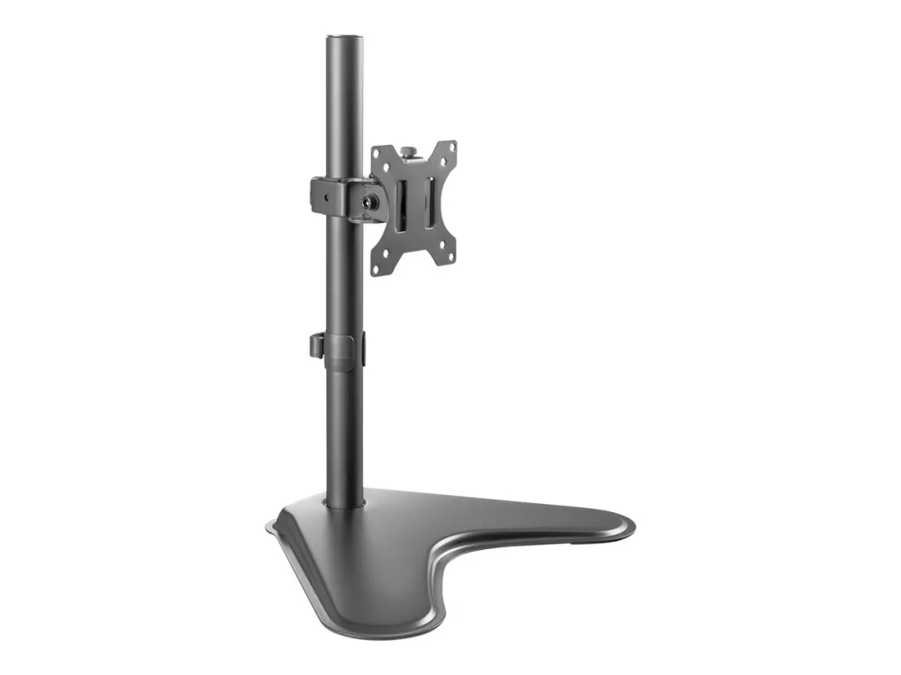 DIGITUS - Stativ - Quick Mount & QuickRelease - for LCD-skjerm - universal - plastikk, stål - svart - skjermstørrelse: 17"-32" - skrivebordsstativ