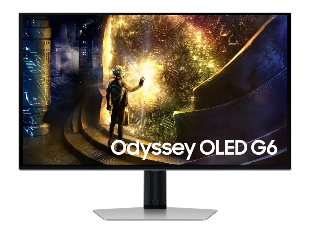 Samsung Odyssey OLED G6 S27DG610SU - G61SD Series - OLED-skjerm - gaming - 27" - 2560 x 1440 QHD @ 240 Hz - 250 cd/m² - 1000000:1 - HDR10 - 0.03 ms...