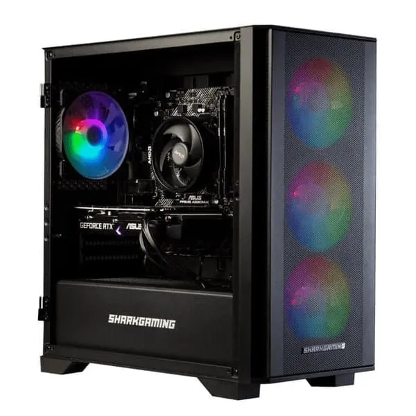 Shark Maelstrom R501 Gaming PC /R5-5500, RTX 3050 6G, 1TB NVMe, 16GB, Air Cooler, Windows 11 home