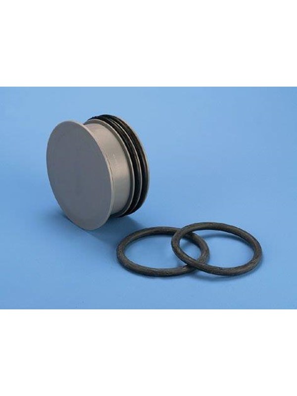 Wavin Wafix pp plug for spigot end 110 mm grey