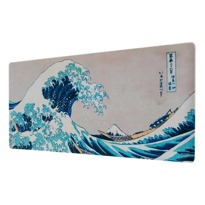 The Great Wave of Kanagawa av Hokusai Gamingmusematte 80x35 cm