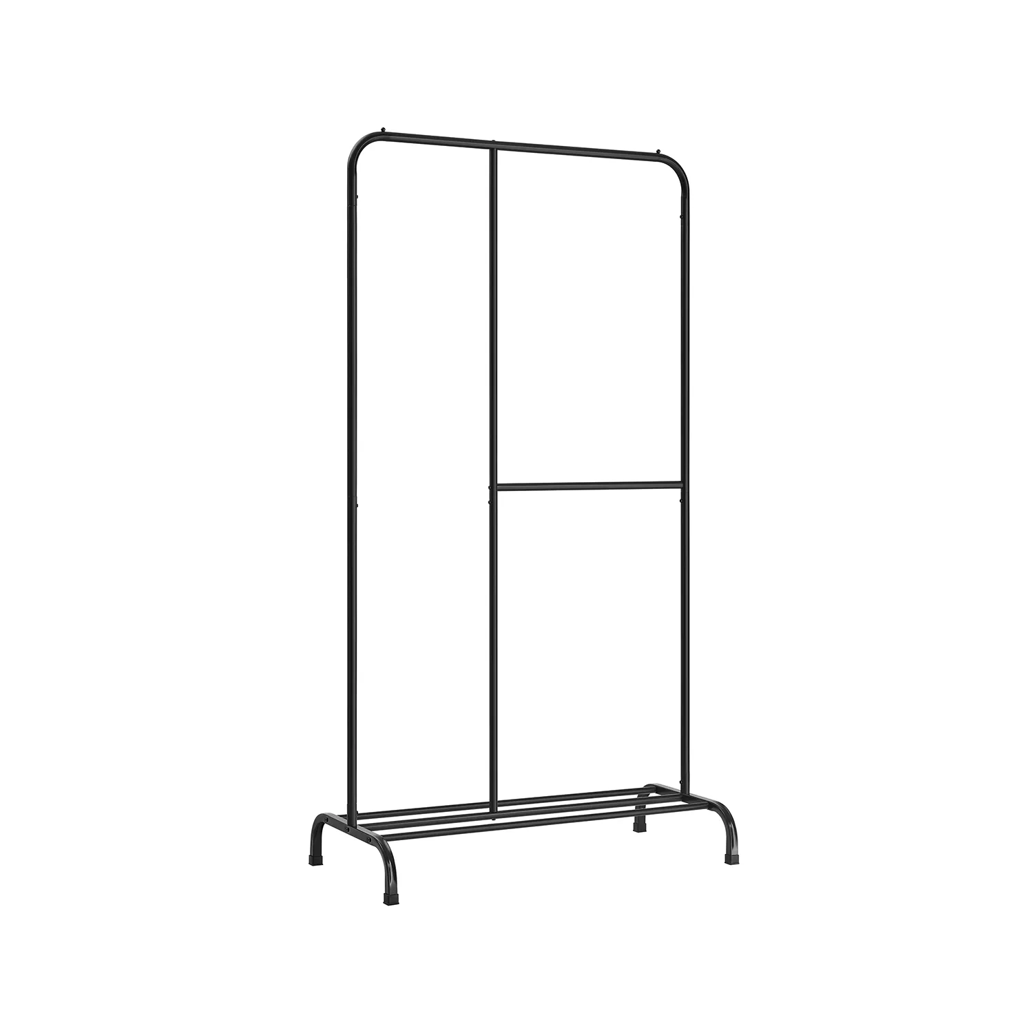 Klesstativ, 105x50x195 cm, Svart