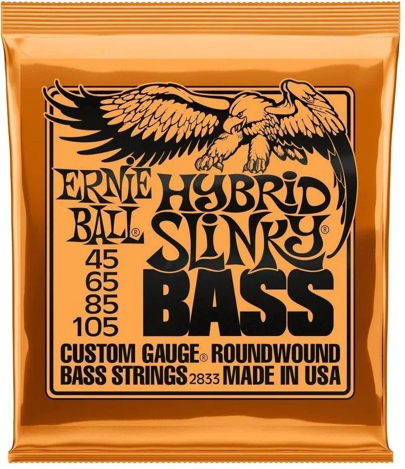 Ernie Ball 2833 Hybrid Slinky Bass Nickel - Stål Strenge til 4 strengede Elektrisk Bas