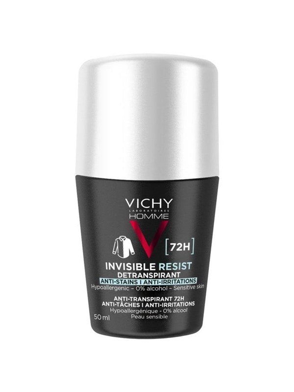 Vichy Homme Invisible Resist 72H Deo Roll-On 50 ml