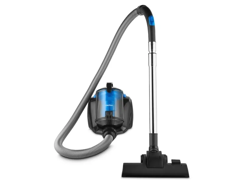 MEDION MD 12078, 800 W, Sylindervakuum, Tørr, Uten pose, 2 l, HEPA