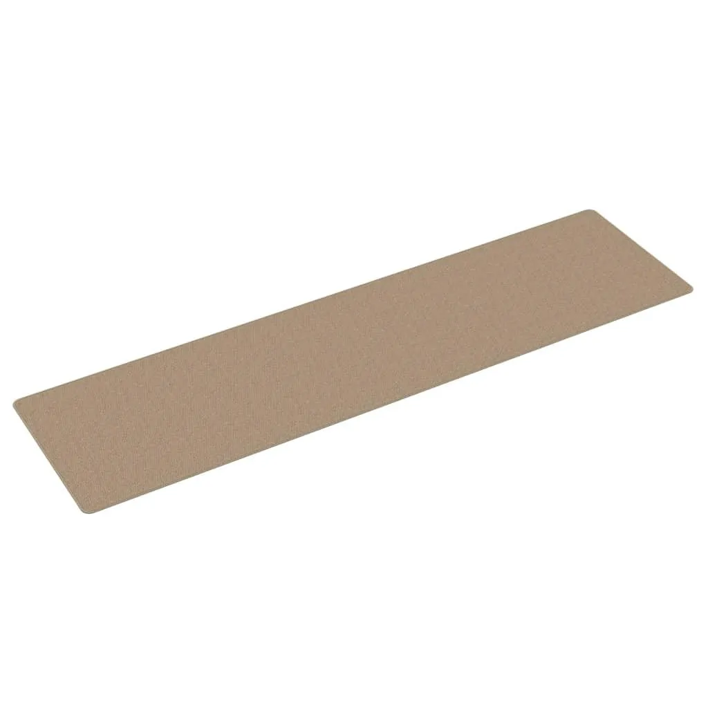 vidaXL Teppeløper sisal-utseende sand 80x300 cm