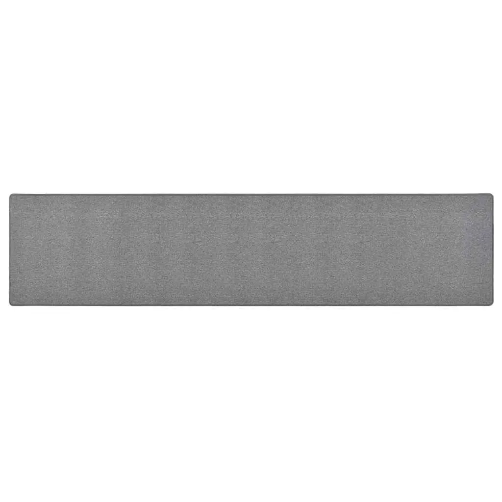 vidaXL Teppeløper mørkegrå 50x250 cm