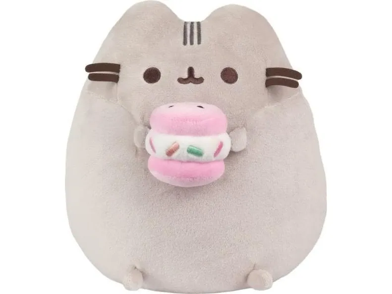 Pusheen kosedyr med iskrem-sandwich, 24 cm