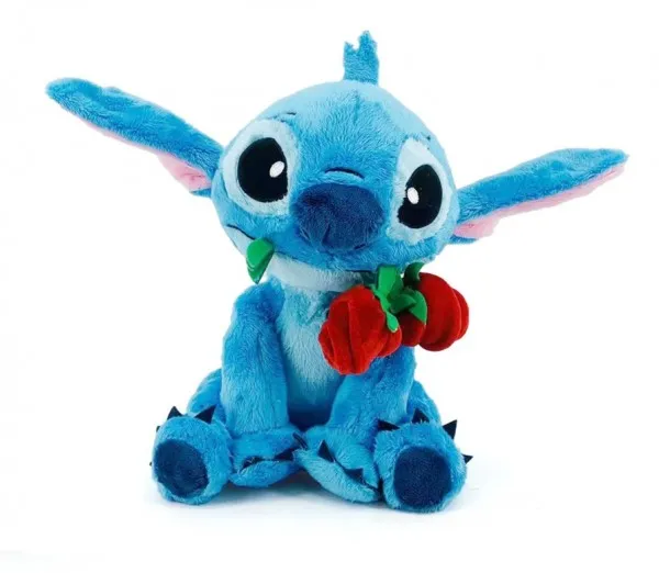 Simba Disney Lilo&Stitch Mascot Stich su różą plysj 25cm
