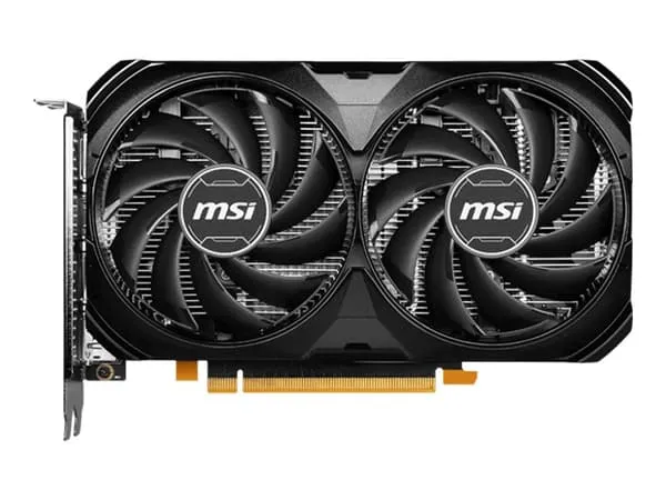 MSI GeForce RTX 4060 VENTUS 2X BLACK 8G OC - Grafikkort - GeForce RTX 4060 - 8 GB GDDR6 - PCIe 4.0 x8 - HDMI, 3 x DisplayPort - boks