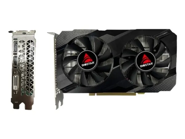 Biostar Radeon RX580 2048SP, Radeon RX 580, 8 GB, GDDR5, 256 Bit, PCI Express x16 3.0, 2 vifte(r)