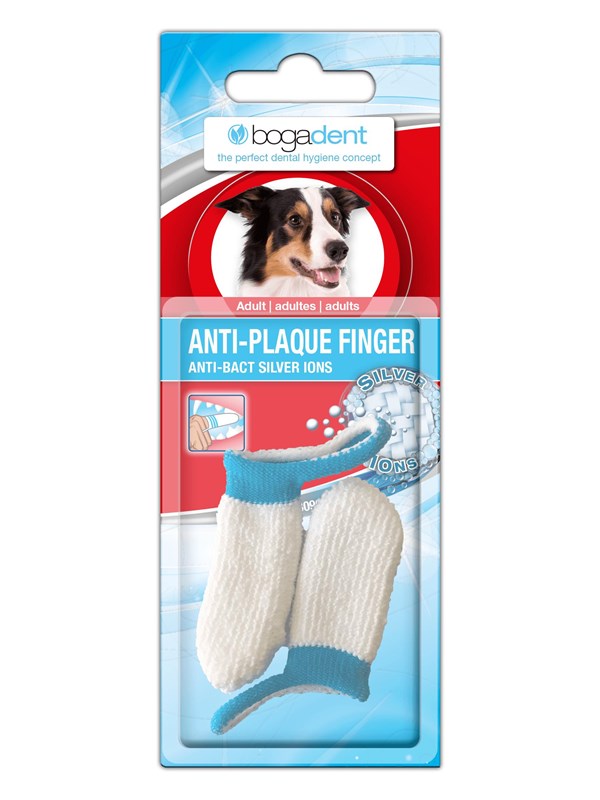 Bogar Bogadent Anti-Plaque Finger for Adult Dogs (2-Pack)