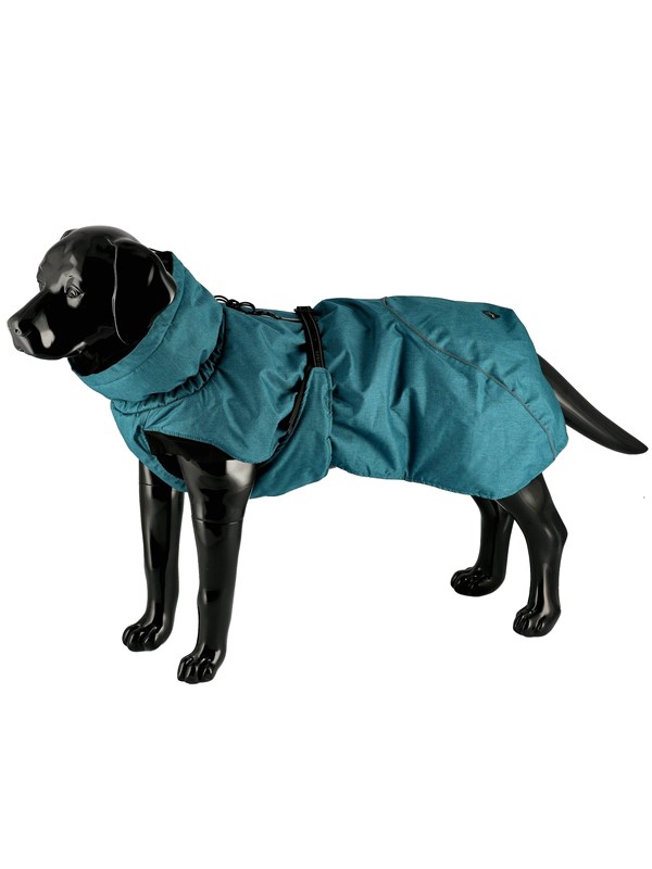 Dogman Dog Winter Coat Turquoise 35cm