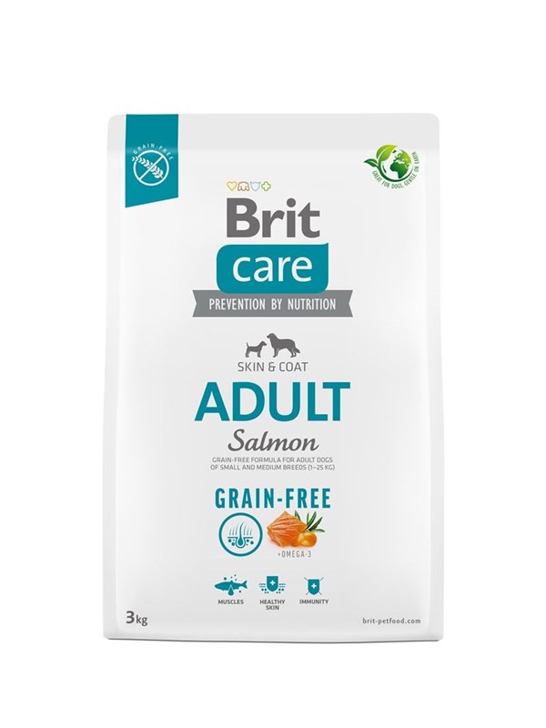Brit Care Dog Grain-free Adult Salmon 3kg