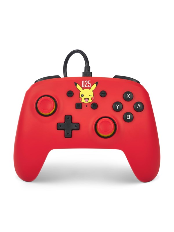 PowerA Wired Controller for Nintendo Switch - Laughing Pikachu - Wired Controller - Nintendo Switch