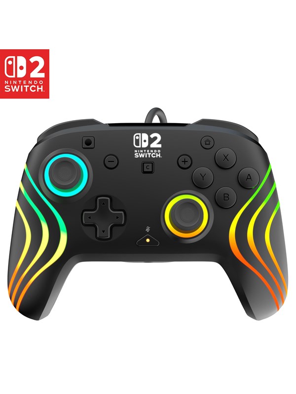 Turtle Beach Afterglow Wave - Black - Wired Controller - Nintendo Switch 2