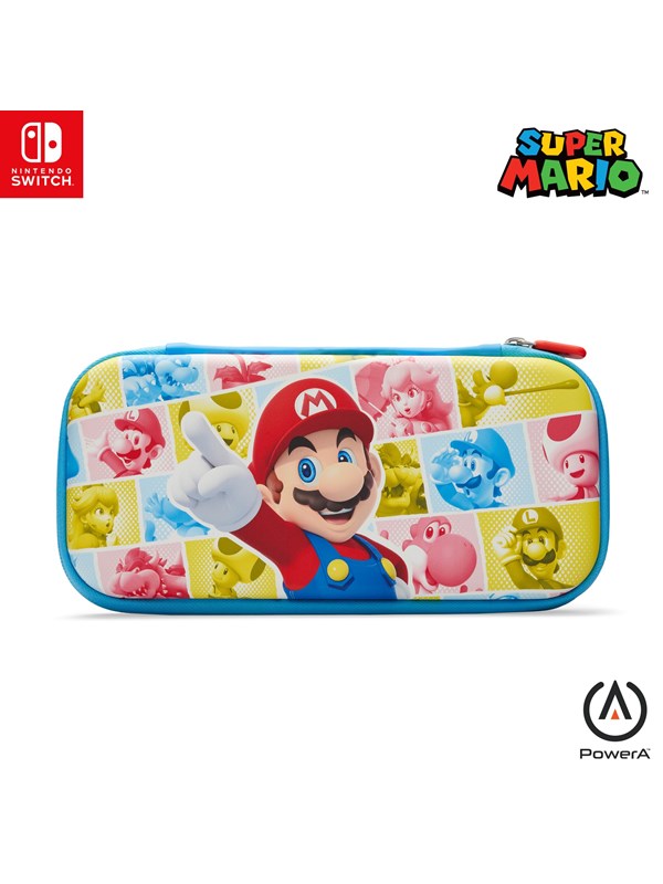 PowerA Slim Case for Nintendo Switch - OLED Model Nintendo Switch Nintendo Switch Lite - Mushroom Kingdom Reel