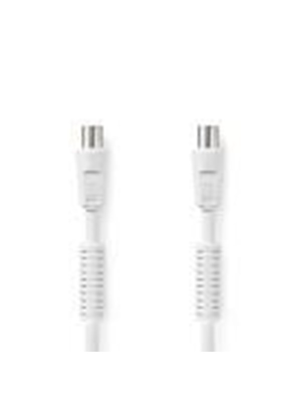 Nedis Coax Cable | IEC (Coax) Male | IEC (Coax) Female | Nickel Plated