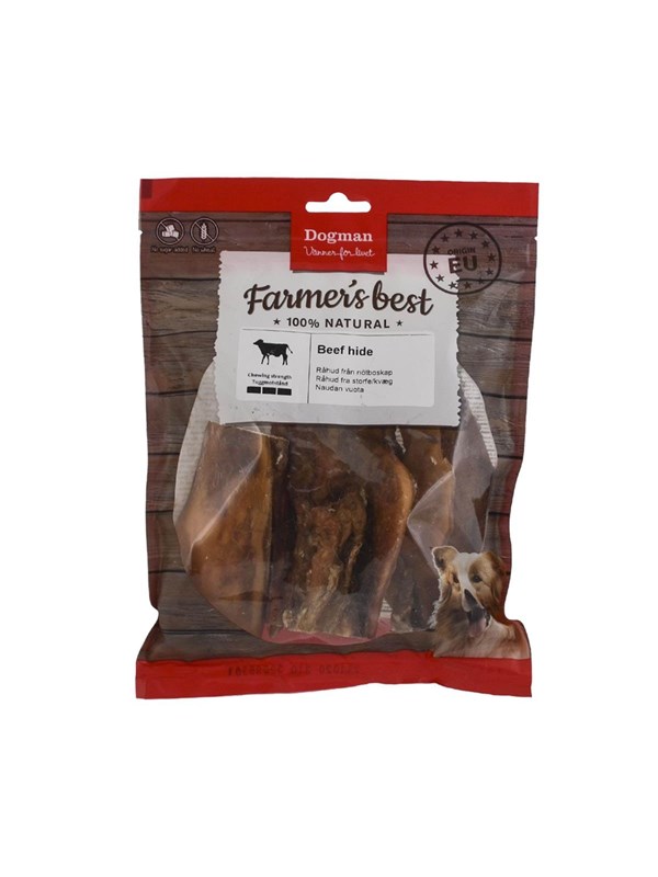 Dogman Farmer's Best Naturlig Storfehud Hundegodbiter 200g