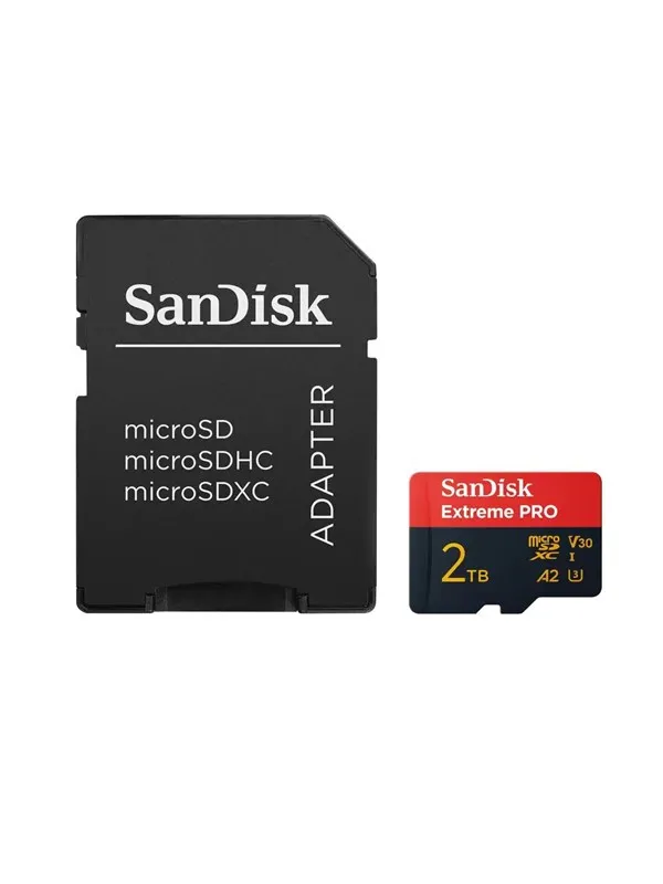 SANDISK Extreme Pro microSD/SD - 200MB/s - 2TB