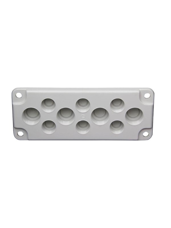FIBOX Cable gland plate set mb10016-pm complete.