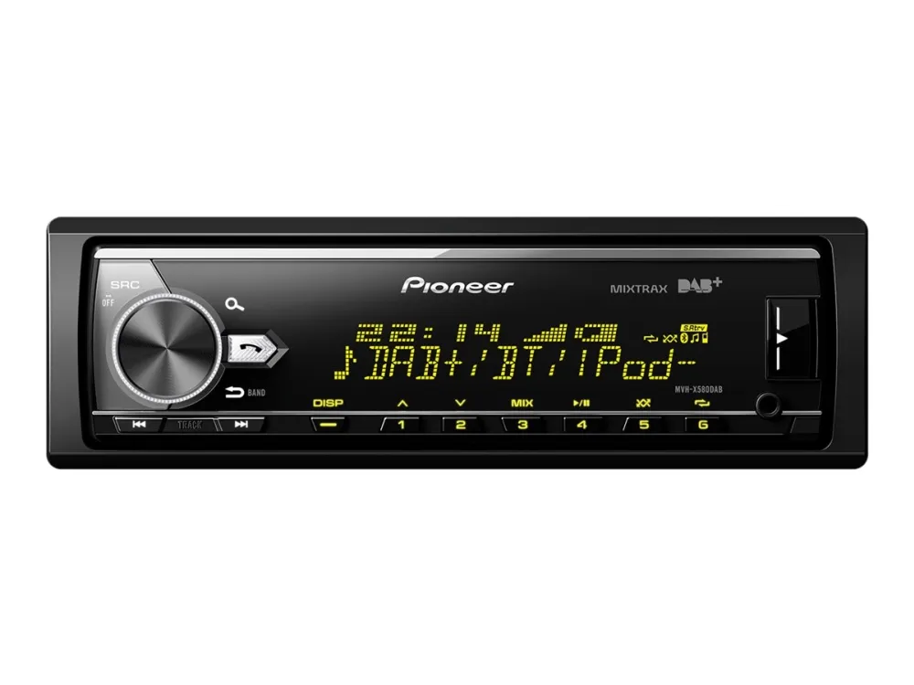 Pioneer MVH-X580DAB - Vogn - digitalmottaker - i instrumentbordet - Enkelt-DIN - 50 watt x 4