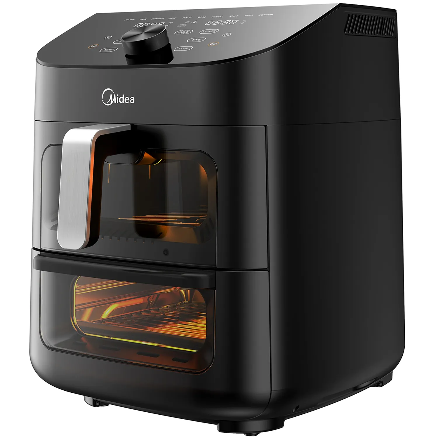 Airfryer 2 i 1 kombinasjon med ovn 6,4 + 4,4 liter