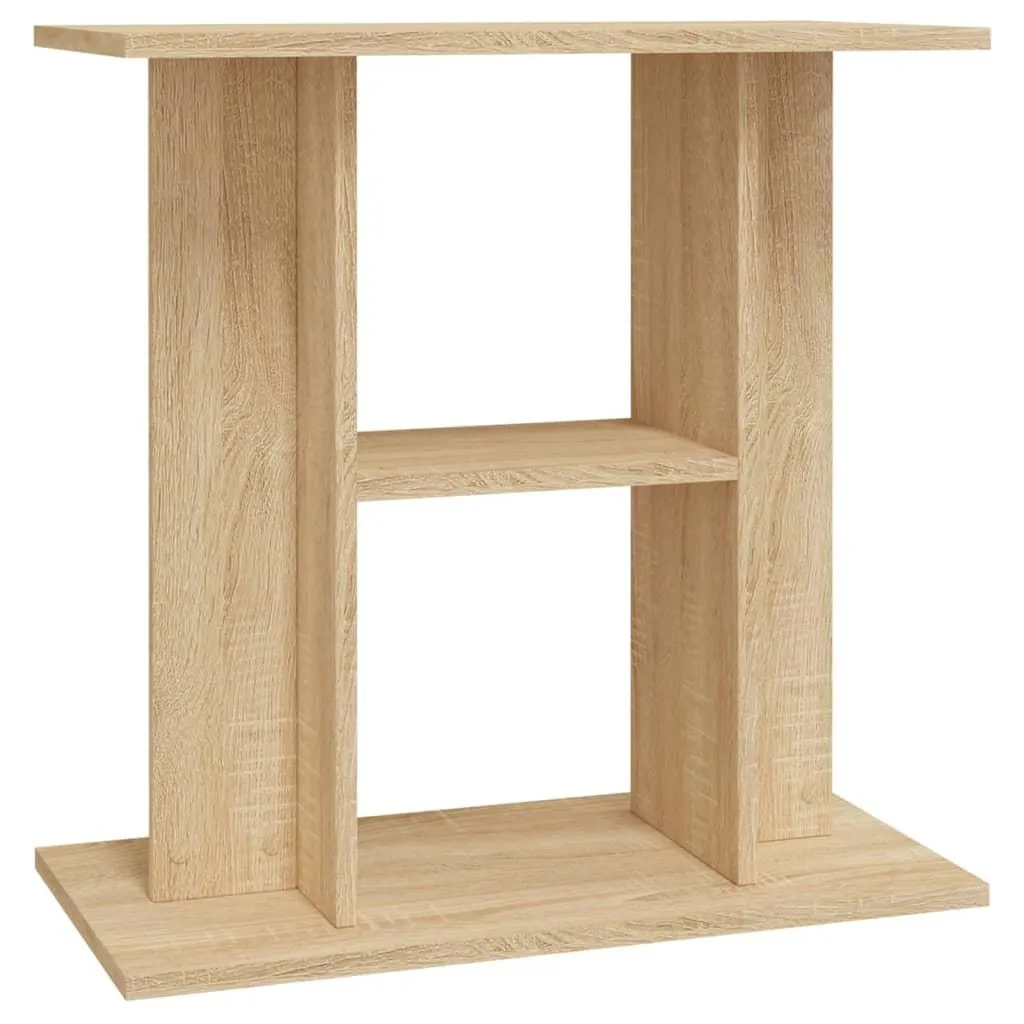 vidaXL Akvariumstativ sonoma eik 60x30x60 cm konstruert tre