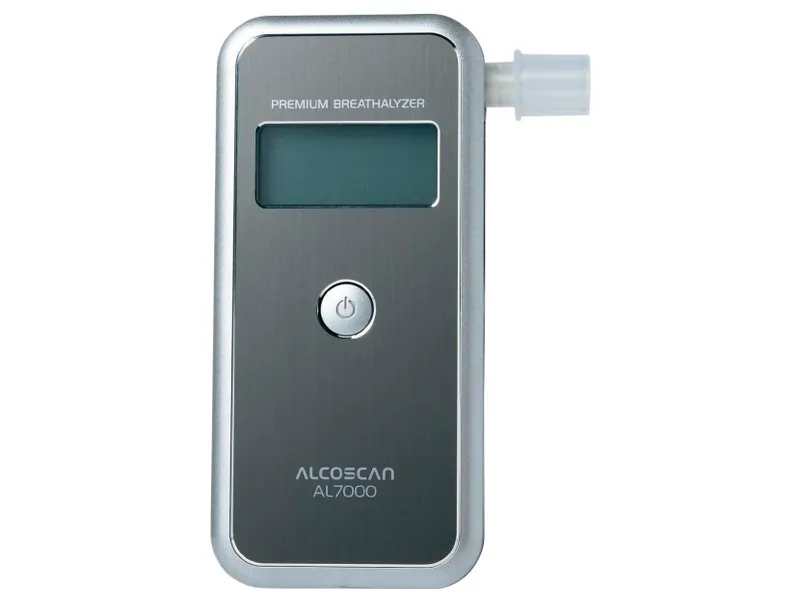 ACE AL7000 alkoholsensor sølv 0 til 4‰ utskiftbar sensor inkl. display