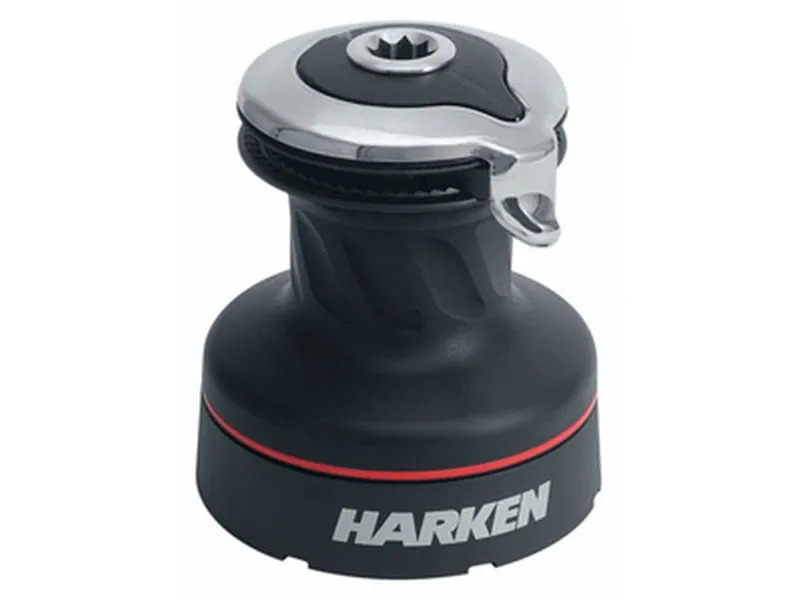 Harken radial spil 46.2ST 2-trinns sort alu.