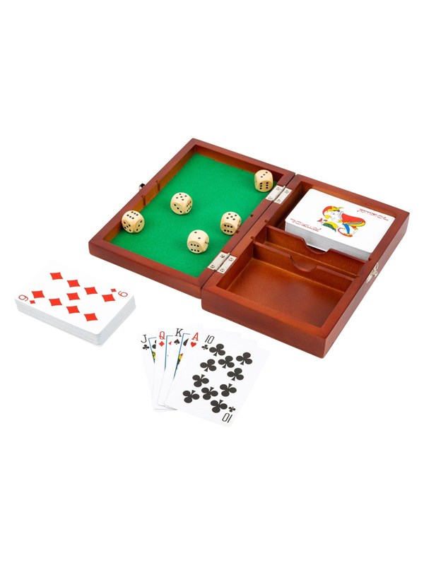 Small Foot - Playing Cards and Dice Game in Wooden