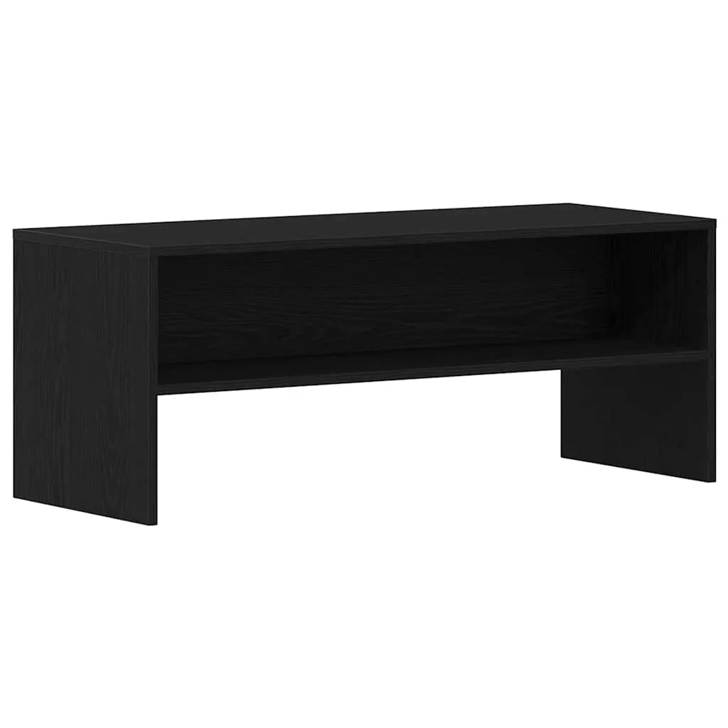 vidaXL TV-benk svart eik 100x40x40 cm konstruert tre