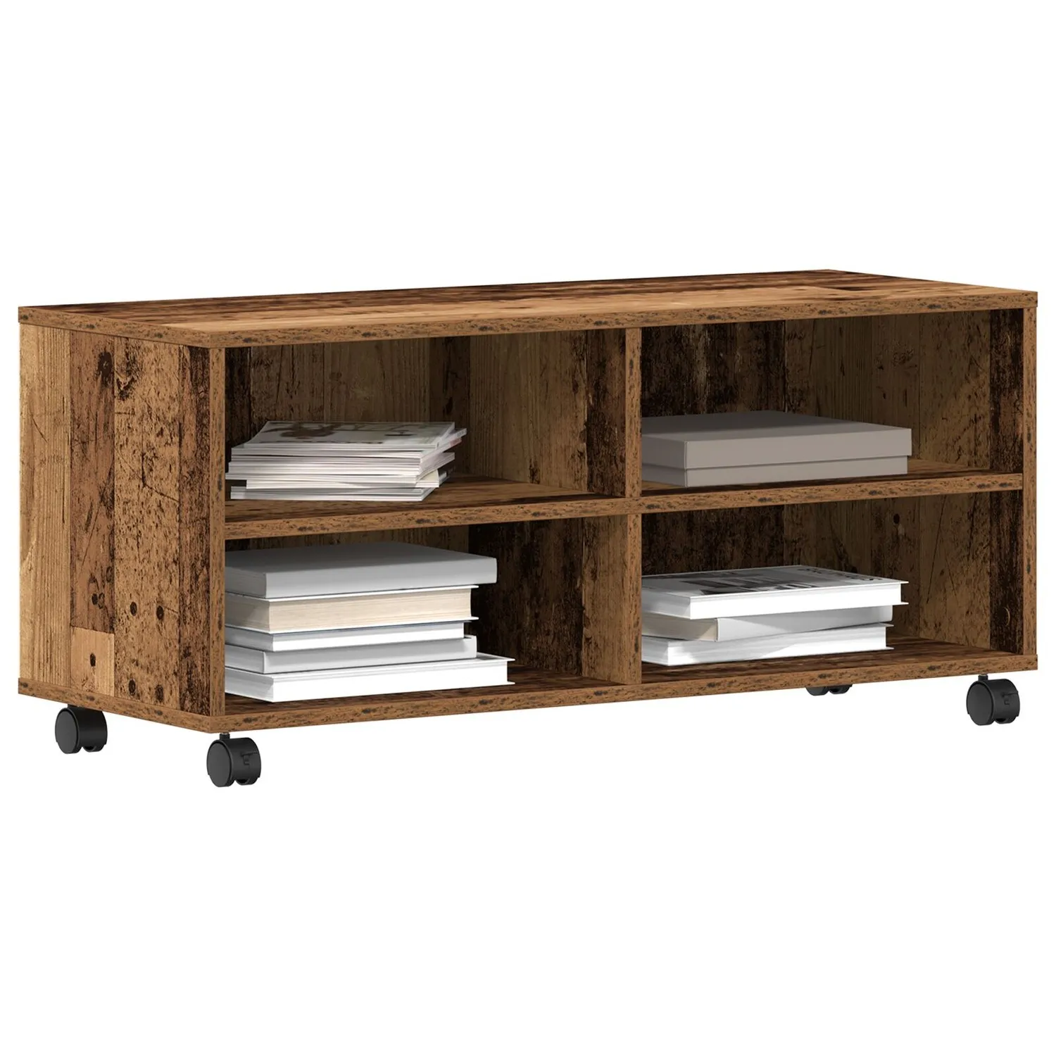 vidaXL TV-skap Brun 90 x 35 x 40.5 cm Konstruert tre