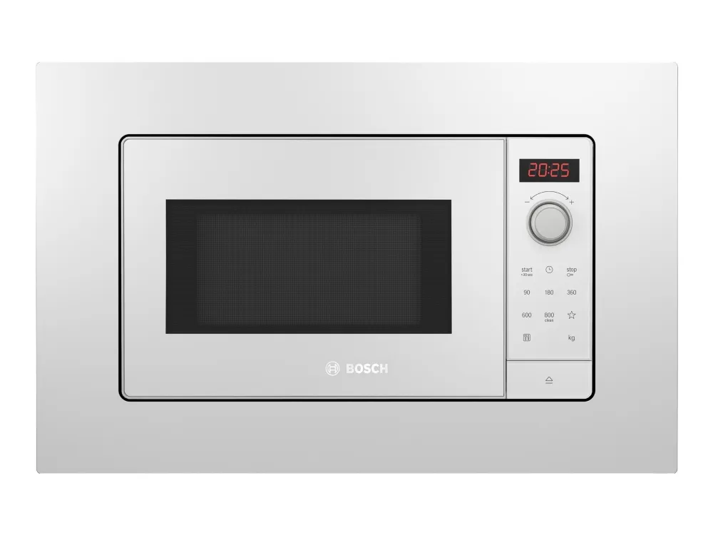 Bosch Serie | 2 BFL623MW3 - Mikrobølgeovn - innebygd - 20 liter - 800 W - hvit