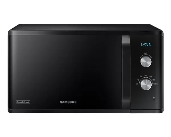 Samsung MW3500K, Benkeplate, Solo mikrobølge ovn, 23 l, 800 W, Knapper, Rotasjon, Sort