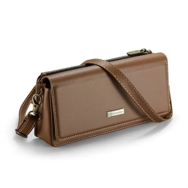 Universal mobilveske CaseMe ME30 MAX - Chestnut Oak
