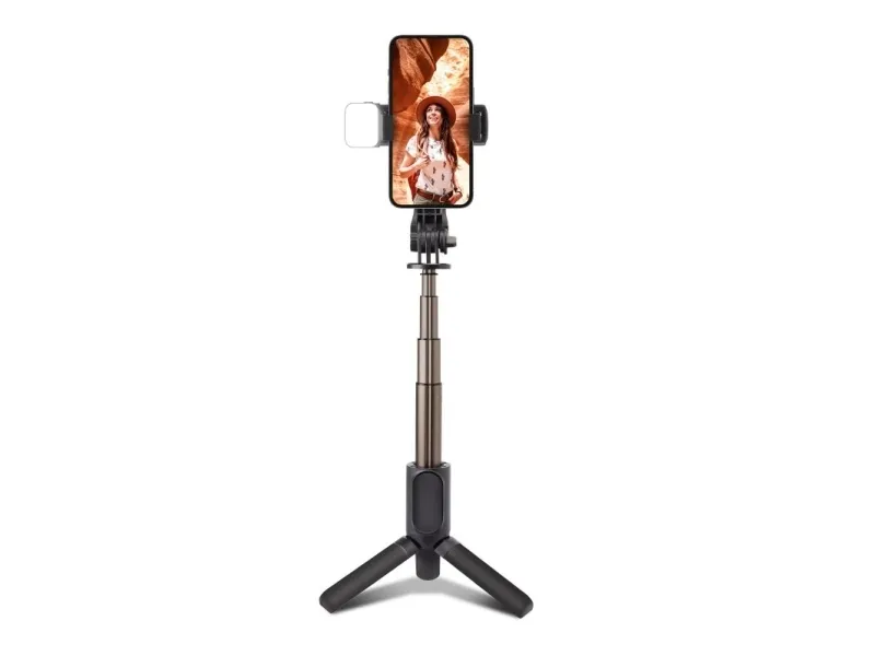 SBS Selfie stick, 3 ben, Sort, 17 cm