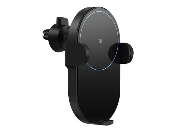 Xiaomi Mi Wireless Car Charger - Trådløs ladeholder for bil + bilstrømadapter - 20 watt - 3 A - High Power Flash - svart