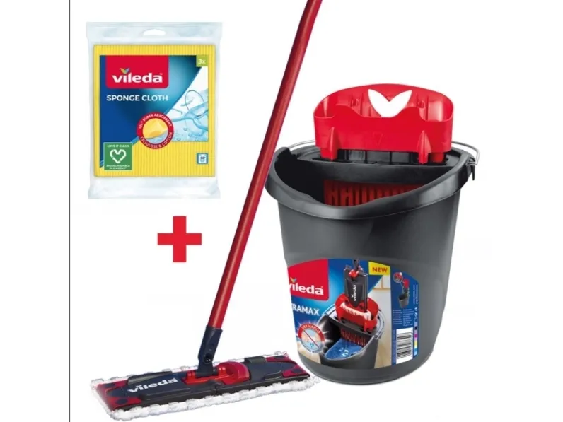 Vileda Ultramax Box mopp + klut 3 stk.