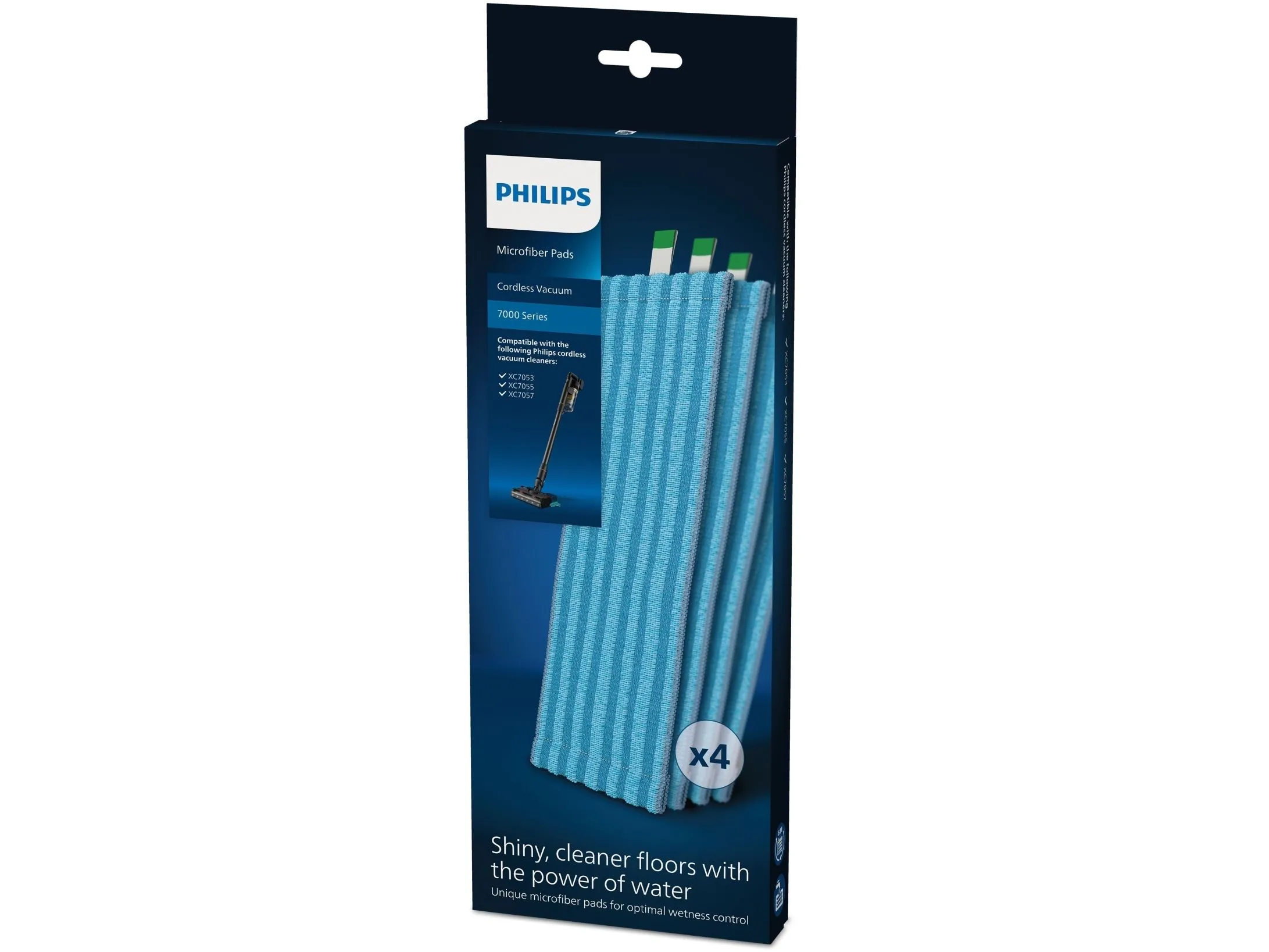 Philips Cordless Vacuum 7000 XV1670/02 Mikrofiberputer, Moppepute, Damp, Mikrofiber, Philips, XC6553, XC6557, XC7053, XC7055, XC7057, XC7163, XC716...