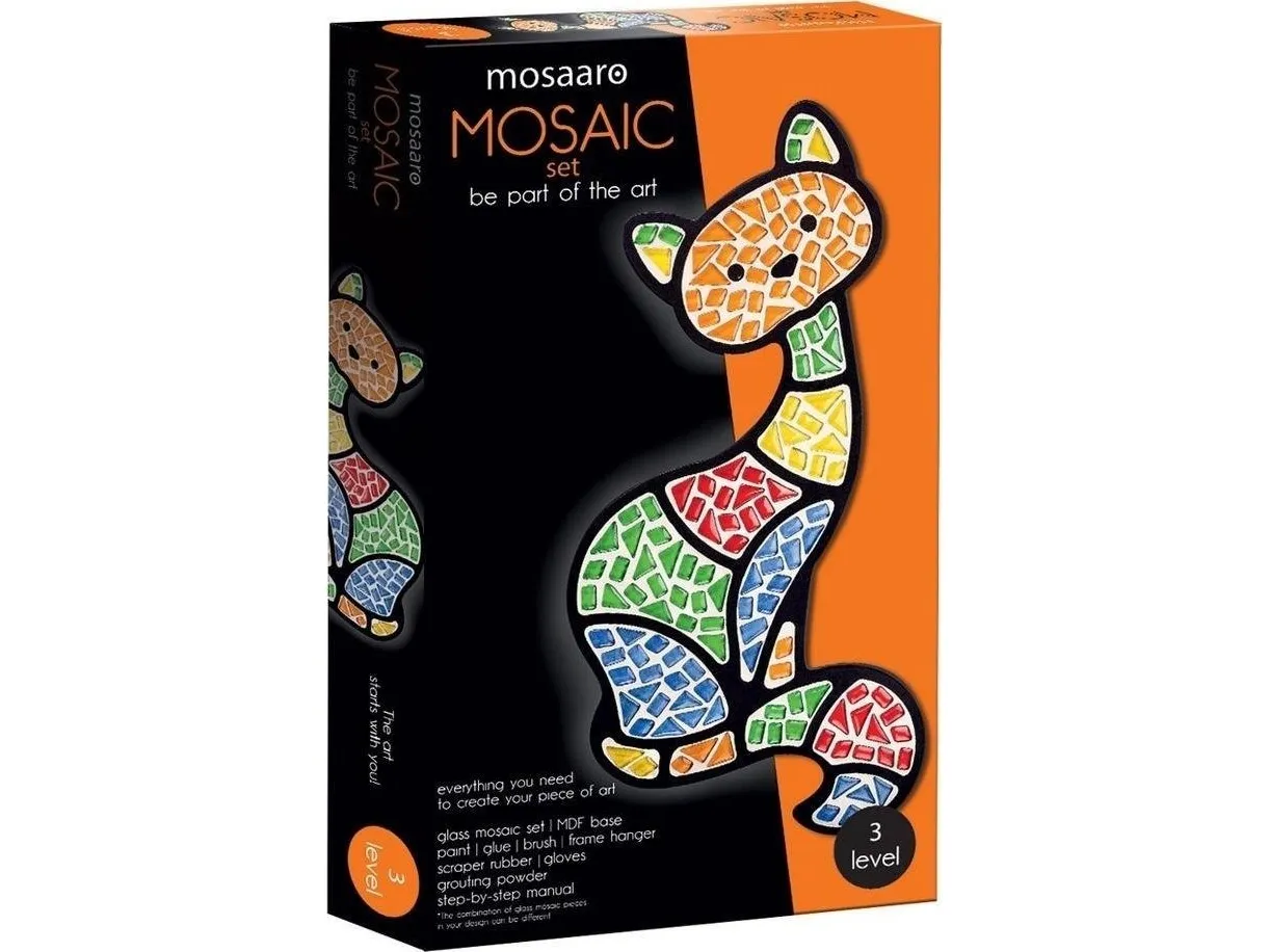 Roter Kafer kreativ mosaikkesett - katt