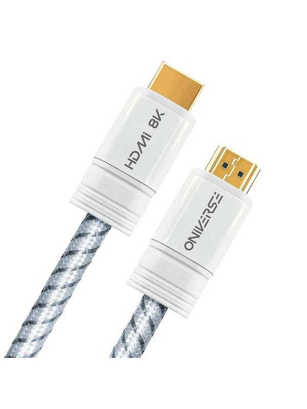 Oniverse 8K HDMI CABLE - WHITE - Wired