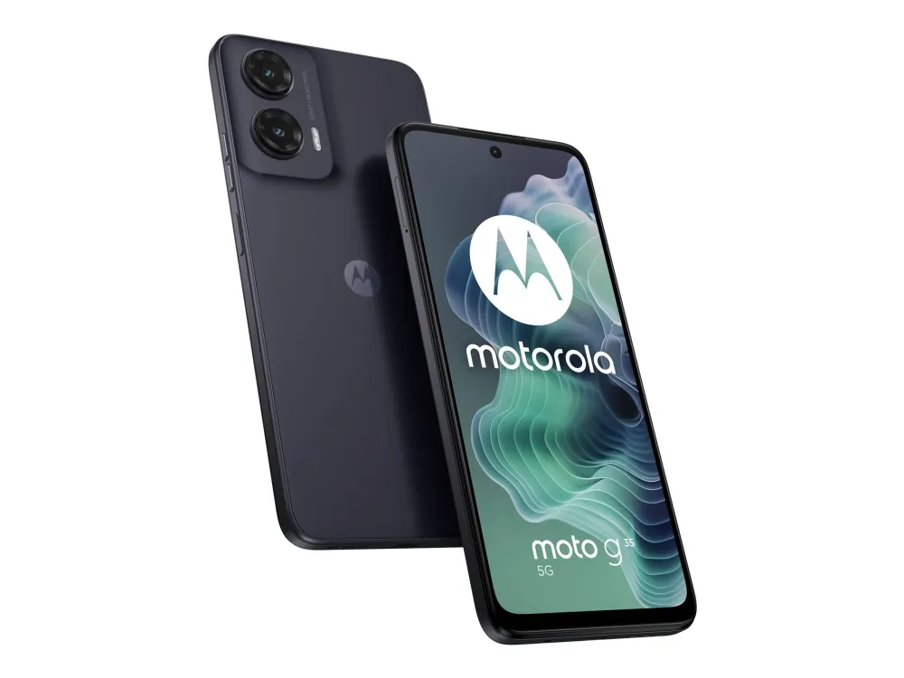 Motorola Moto G35 - 5G smarttelefon - dobbelt-SIM - RAM 4 GB / Internminne 128 GB - microSD slot - LCD-display - 6.72" - 2400 x 1080 piksler (120 H...
