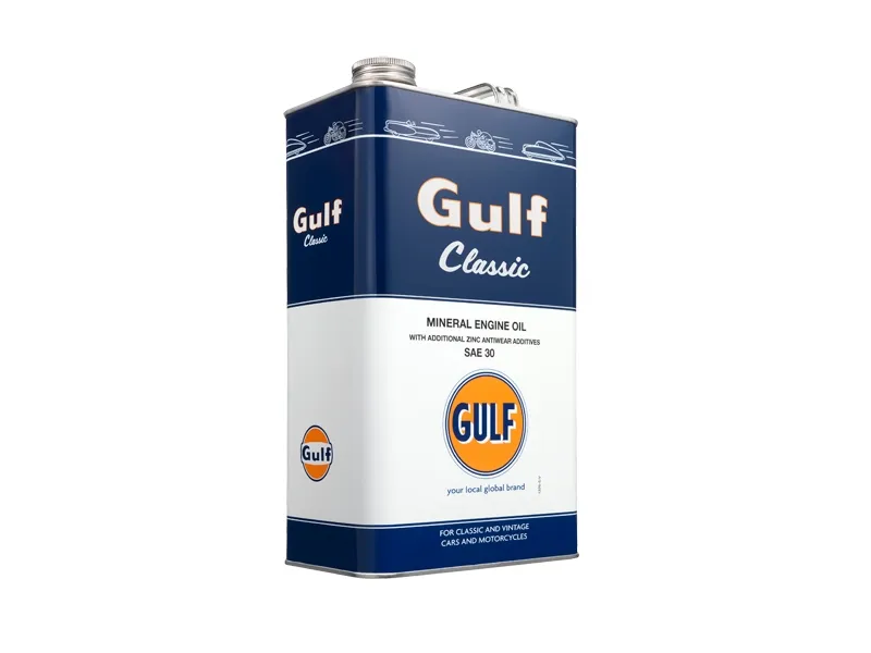 Gulf Classic SAE 30, 5 bokstaver