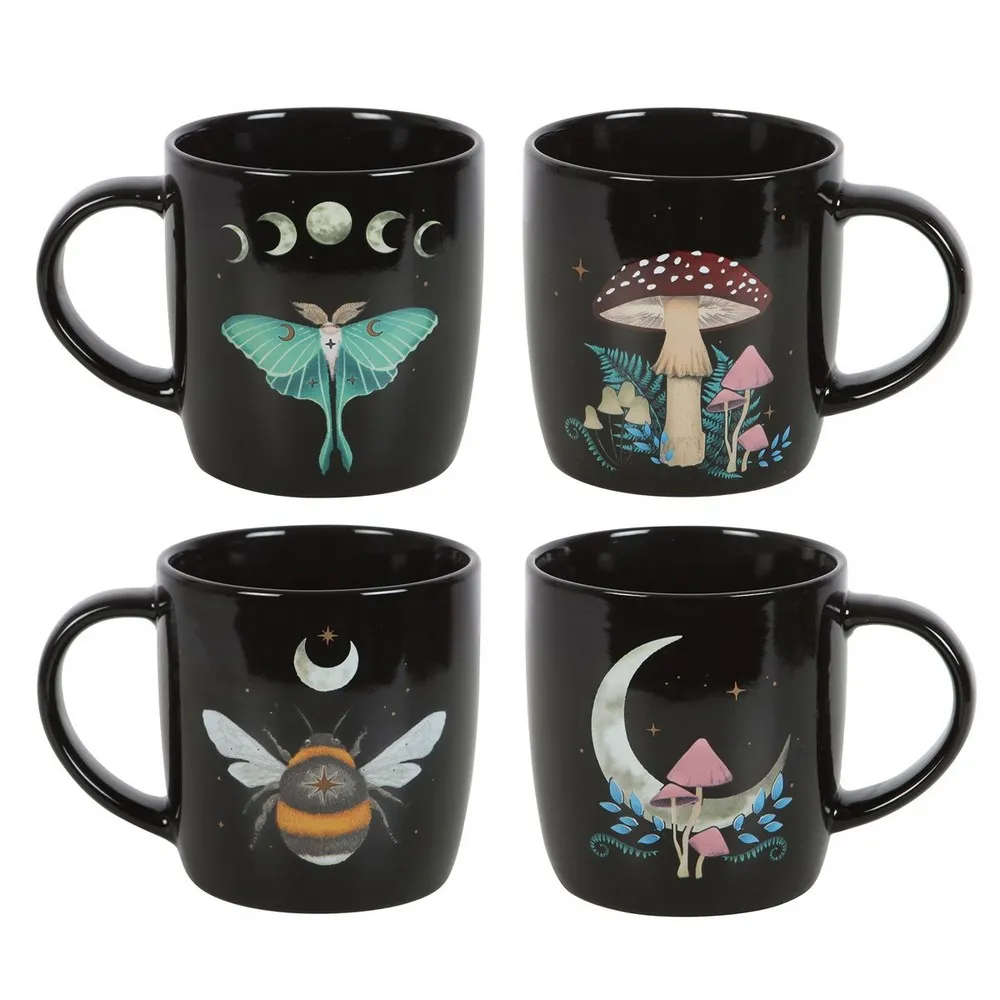 Something Different Dark Forest Mug (Pack Of 4)