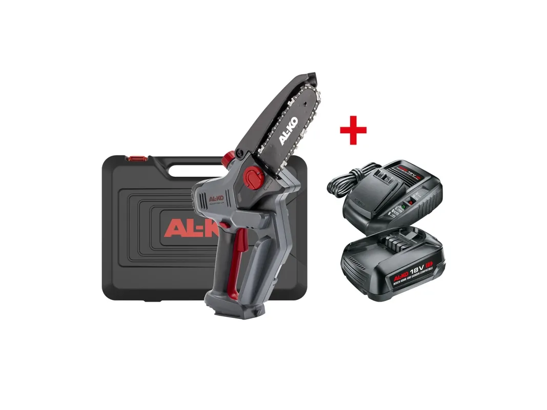 AL-KO Mini motorsag CSM 1815 inkludert batteri og lader - 18 V