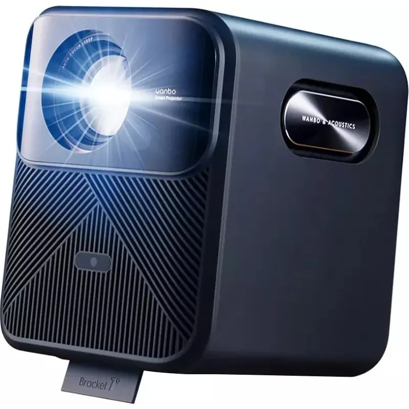 Wanbo projektor Mozart 1 Pro LED 1200 ANSI-lumen innebygde høyttalere, autofokus, fjernkontroll, WLAN (Mozart 1 Pro)