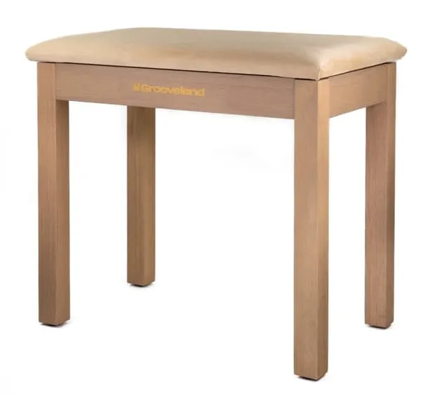 Grooveland KB150 Pianobenk (tre/beige)