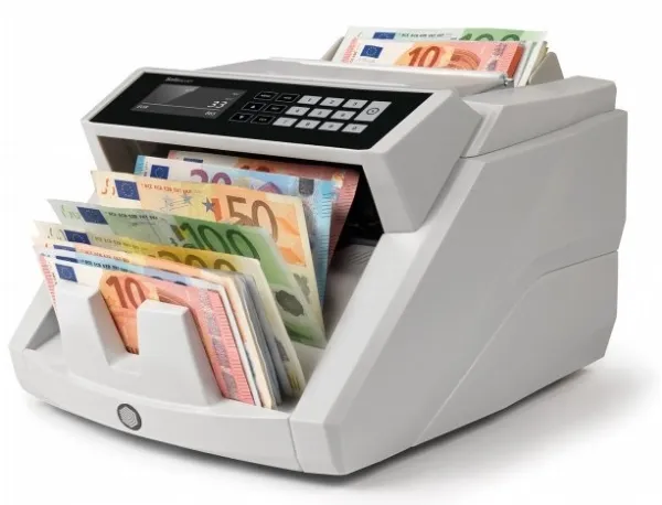Safescan 2465-S - Seddelteller - forfalskningsdetektering - automatisk - EUR, GBP, CHF, USD, PLN, SEK, NOK - grå