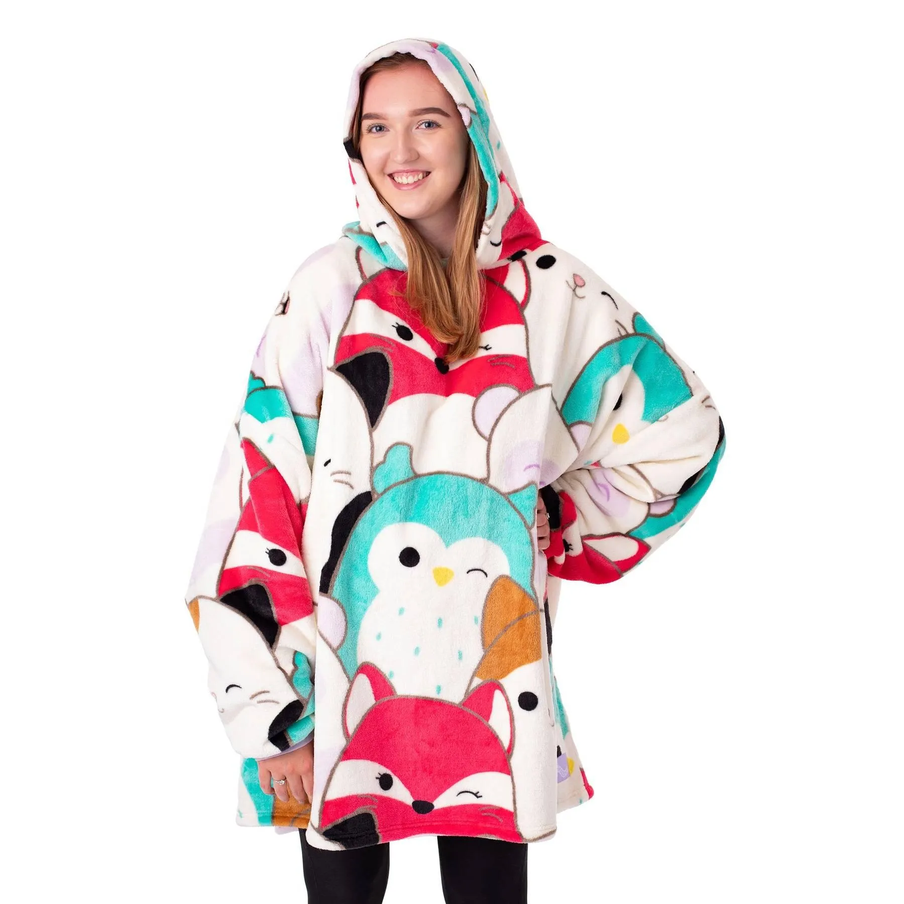 Squishmallows Womens/Ladies Character Blanket Hoodie